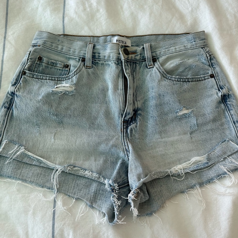 Pistols ripped jeans shorts size 28
